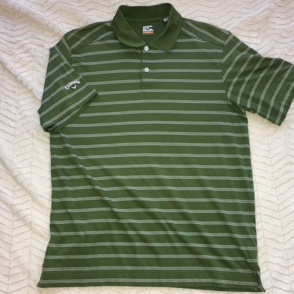 Callaway Men's Hunter Green Large Golf Polo